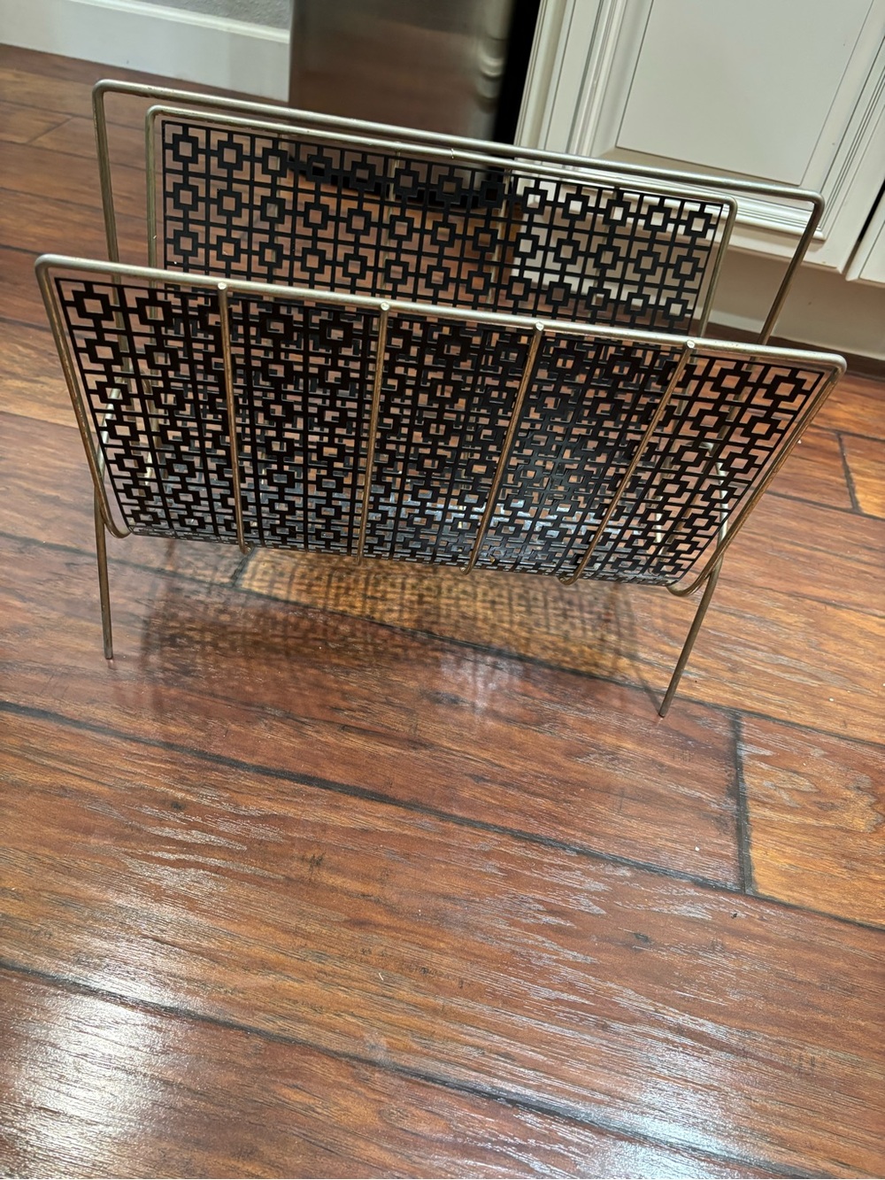 1960's MCM Magazine Rack Sleek Retro Mod Style